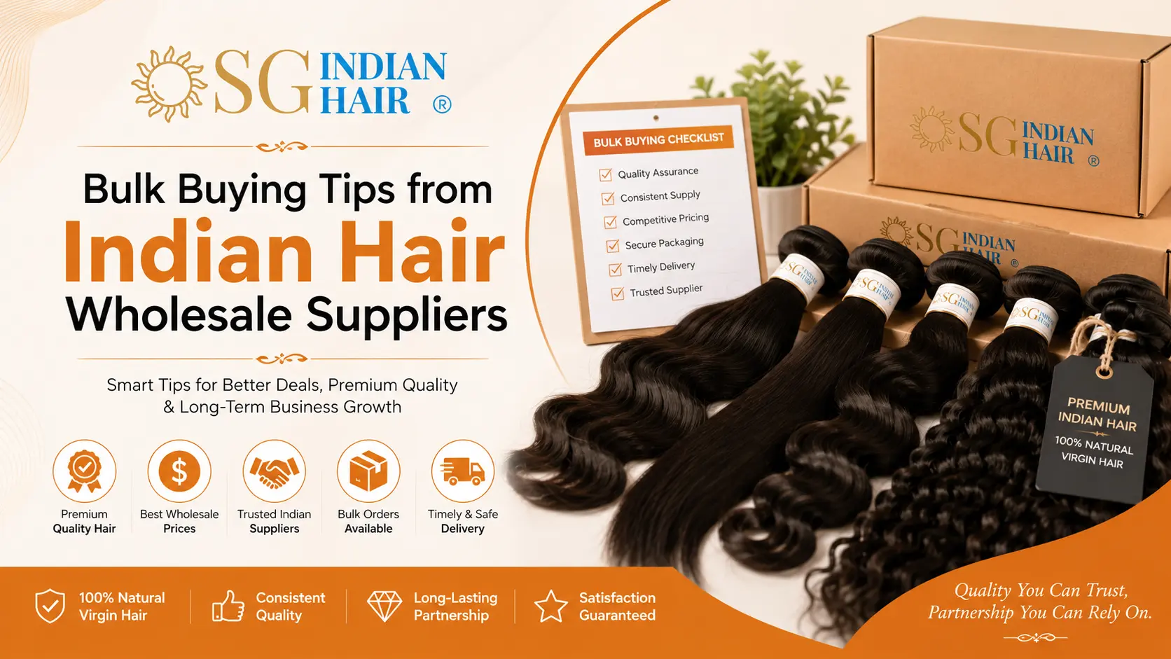 Bulk Buying Tips from Indian Hair Wholesale Suppliers